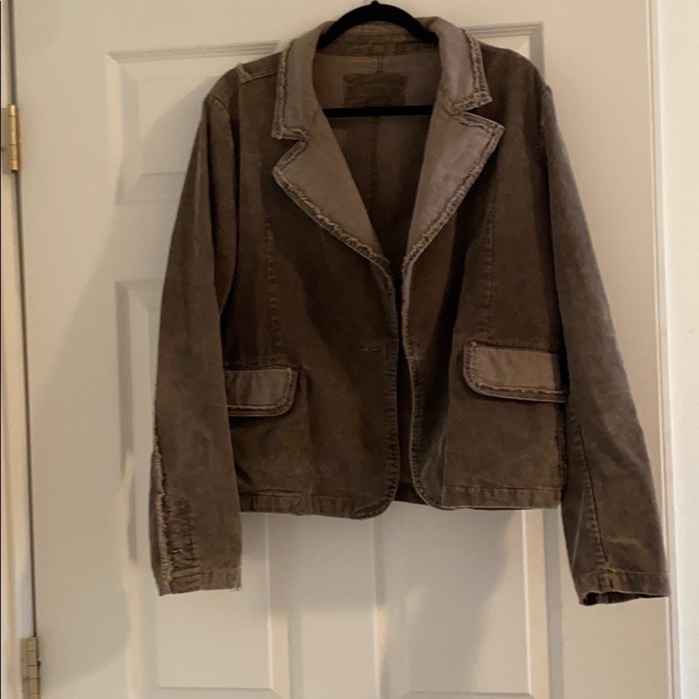 brown corduroy jacket